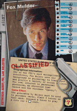 Card XF96-0029 GCon - Fox Mulder
